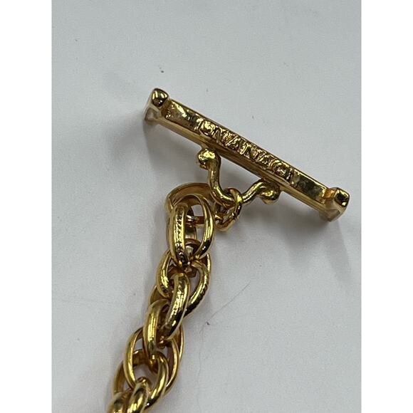 IVANA Signature Vintage Royal Coat Of Arms Shield Crest Gold Plated Necklace - Picture 15 of 16